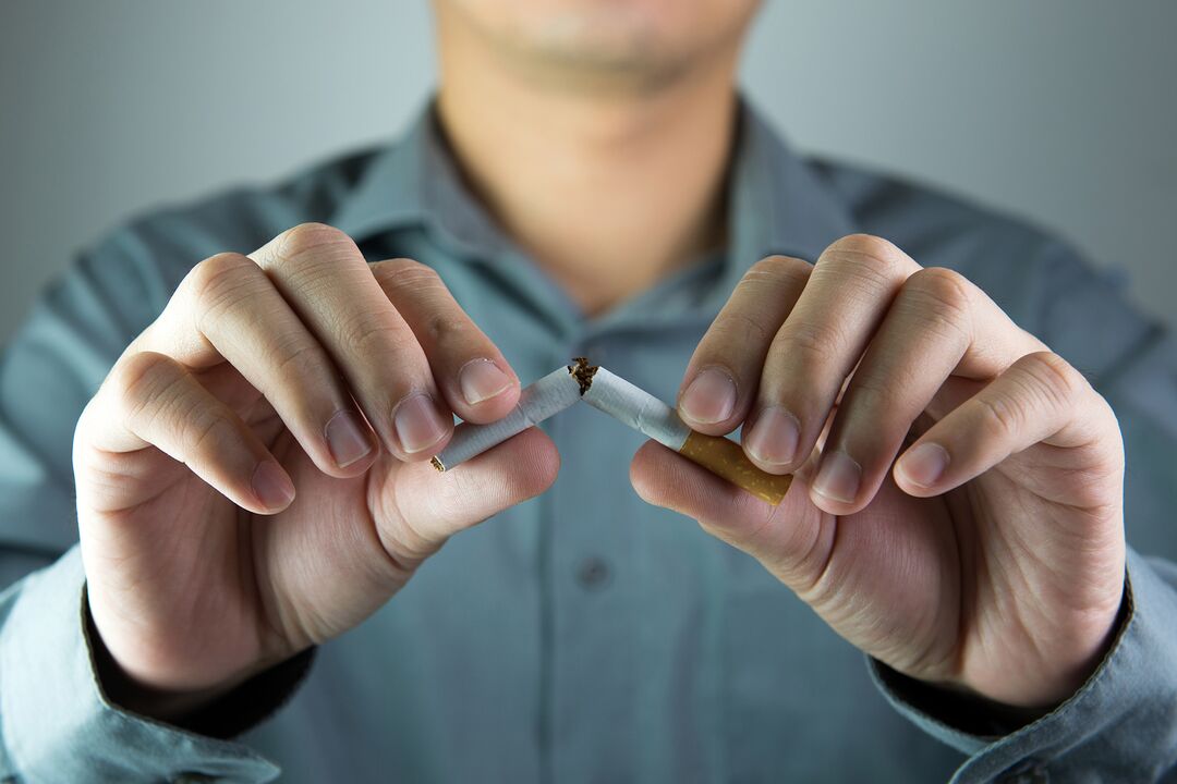 smēķēšanas atmešana un izmaiņas vīrieša ķermenī